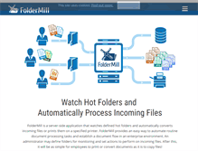 Tablet Screenshot of foldermill.com